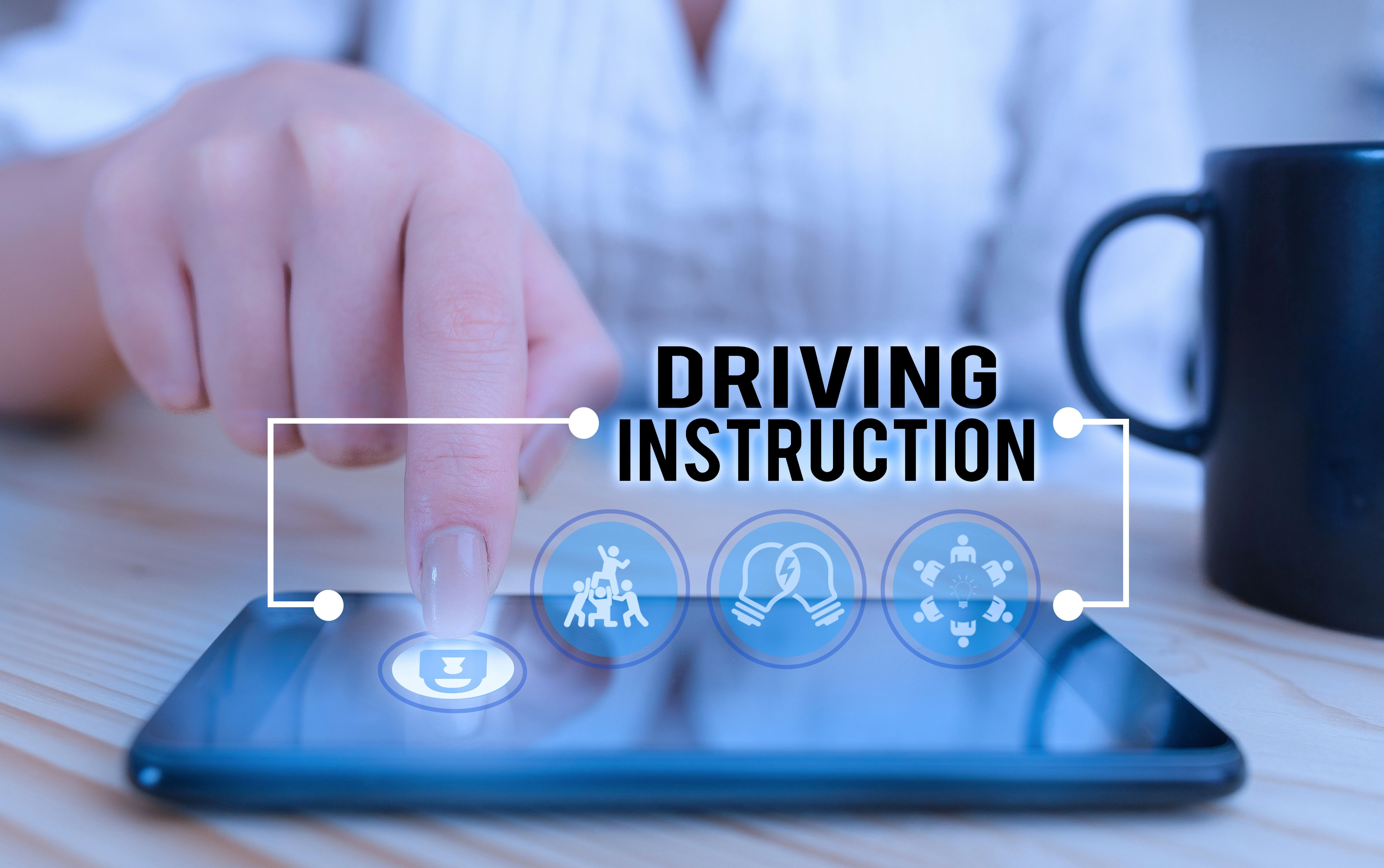 Driving Test Using A Tablet Driving Lessons from Merthyr Tydfil to Caerphilly and surrounding ...